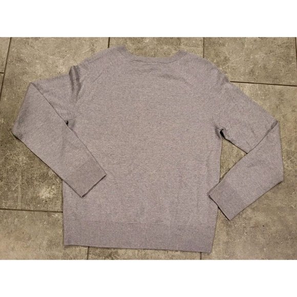 Banana Republic 100% Merino Wool Lightweight Crew Neck Sweater Lt Purple Sz M - Picture 3 of 5